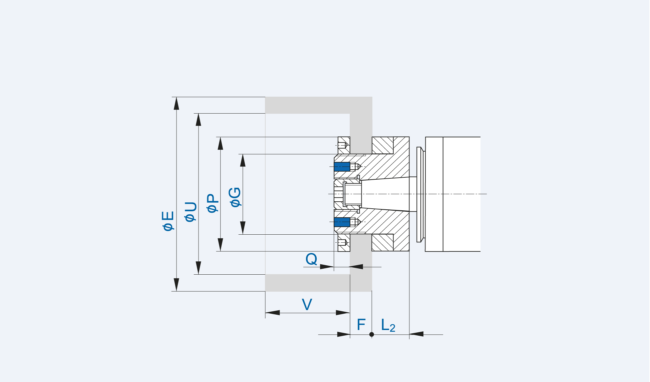 Spindeln_TSAV-TSEV Flanschausführung MS-28